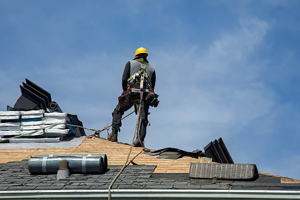 Professional Roofing technician working in University Park, IL